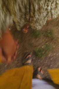 Person sitting alone in a dark room seen in silhouette